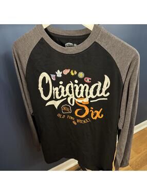 The Original Six, NHL Old Time Hockey, Long Sleeve Men’s Medium